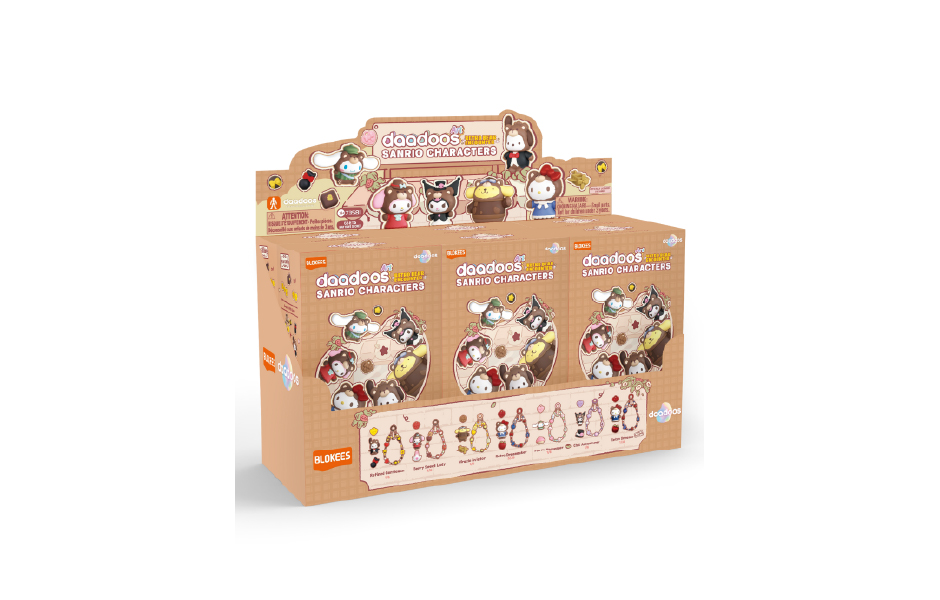 Blokees Sanrio Characters Dadoos - ART Series - 73581-Retro Bear Encounter